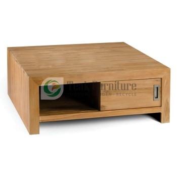 Square Coffee Table Whit Door