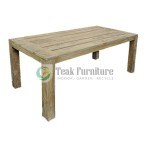 Slatted Dinning Table