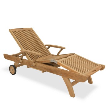 Sun Lounger with Arm